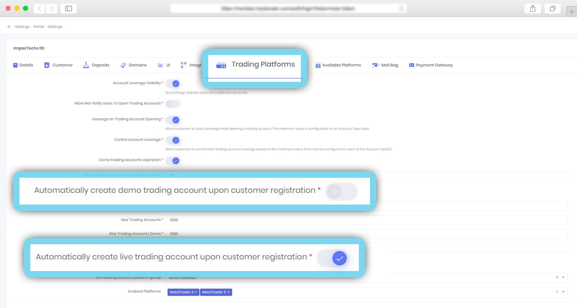 Trading platforms 3